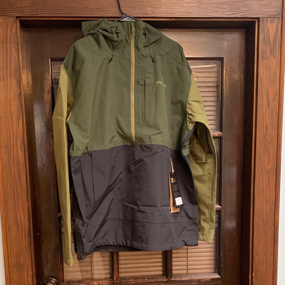 Flylow Knight Green and Black Performance Anorak for Men